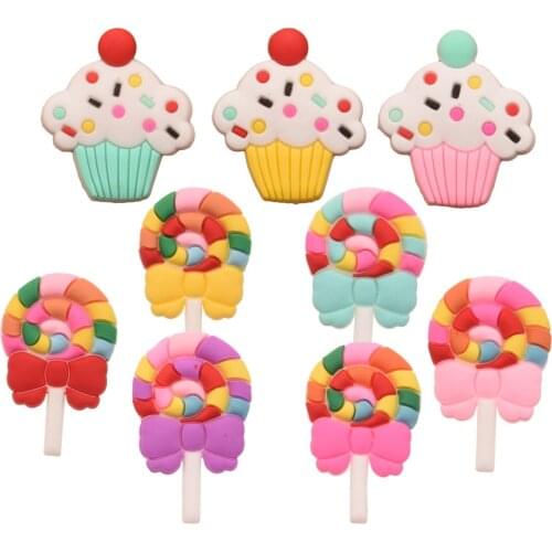 36PCS Cute lollipop Cake design Girls Hair Accessories for Hair bows Boutique Baby Accessories for Barrette Hairclips