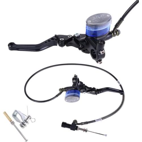 7/8\" 22mm Motorcycle CNC Hydraulic Clutch Kit Lever Master Cylinder Knitting Oil Hose 125 ~ 250cc E7CA