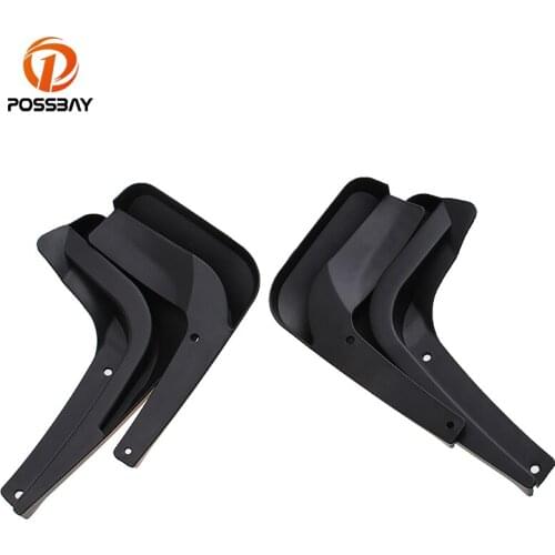 POSSBAY Car Mud Flaps Fender Splash Guard Mudguards for Audi A4 Avant 2012 2013 2014 2015 Car Accessories