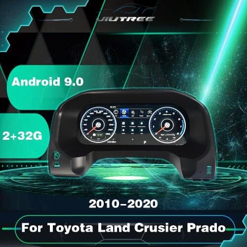 Android Car LCD Meter instrument Dashboard screen GPS Navigation For Toyota Land Crusier Prado 2010-2020 Multimedia player