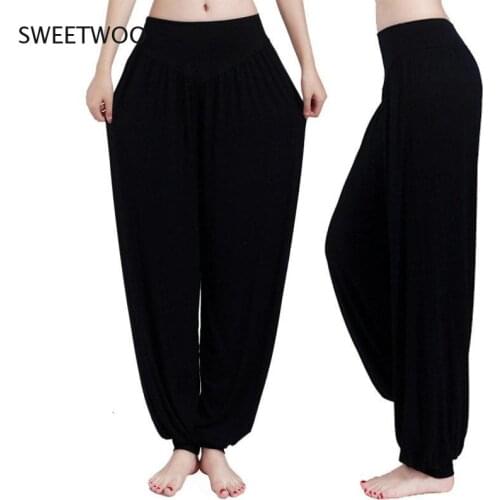 13 Colors Wide Leg Yoga Pants Plus Size Women Loose Pants Long Trousers for Yoga Dance S M L XL XXL XXXL Soft Home Pants