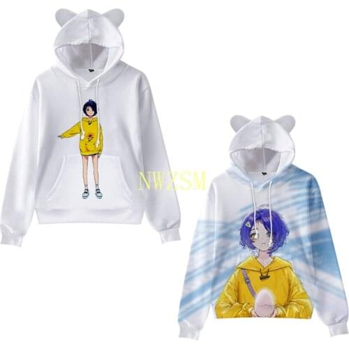 Wonder Egg Priority Ohto Ai Cosplay Hoodies Girl Causal Sweatshirt Oversize Pullover Costumes Anime Clothing