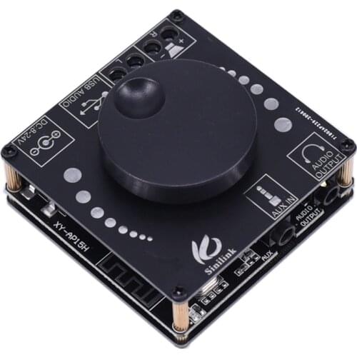 Bluetooth5.0 20WX2 Power Digital Amplifier Stereo Board AMP Amplificador Home Theater 12V Refitting of car speakers MP3 playback