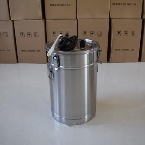 304 Electrostatic Powder Coating Hopper Experiment Mini Small Paint Powder Barrel with Injector and Fluidized Bed
