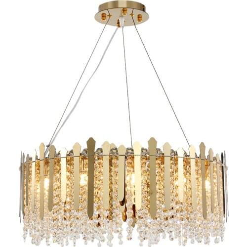 K9 Crystal Luxury LED Chandelier Lighting For Living Room Villa Hall Decoration Hanging Lamp Postmodern Designer Chandeliers