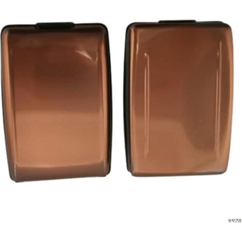 Mini Card Holder Wallet Metal Slim Wallet with Money Money Organizers Card Cases Aluminum Alloy+ ABS Card Cases