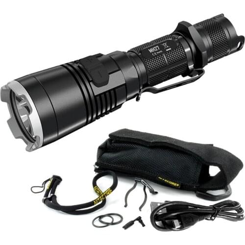 NITECORE MH27 Tactical Flashlight XP-L HI V3 LED max 1000 lumen USB rechargeable torch beam throw 462 meter Red Green Blue light
