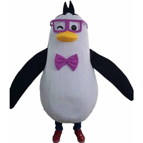 New Adult Funny penguin cartoon Mascot Christmas Fancy Dress Halloween Mascot Costume