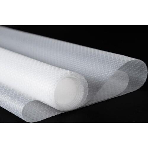 Clear Waterproof Oilproof Shelf Cover Mat Drawer Liner Cabinet Non Slip Table Adhesive For Kitchen Cupboard Refrigerator