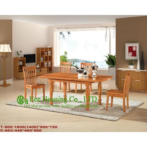 T-900,C-603 Luxurious Solid Wood Dinning Table, Solid Wood Furniture With Chairs/Home furniture
