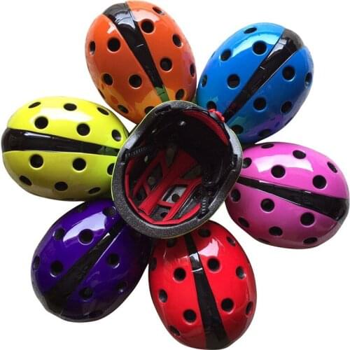Bicycle Childrens Riding Helmet Roller Skating Safety Outdoor Breathable Comfortable Beetle Cartoon Adjustable Helmets