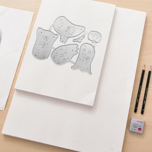 Halloween Spooky Pumpkin Shape Carbon Steel Cutting Dies DIY Scrapbooking Photo Album Embossing Paper Cards Making P15D