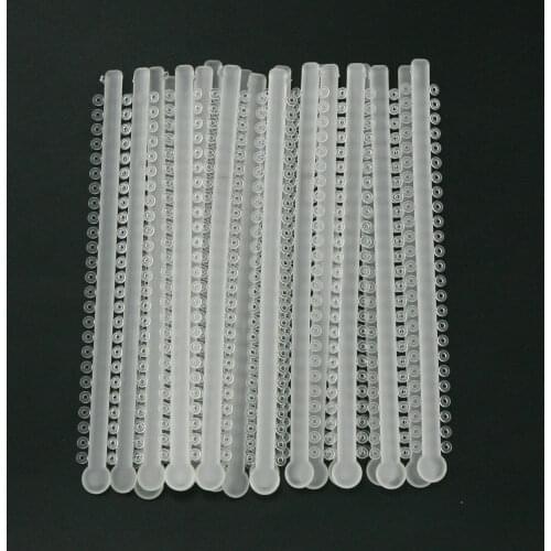1pack=1000pcs Dental Orthodontic Elastic Ligature Ties Bands Transparent Color Light Force Premium Quality