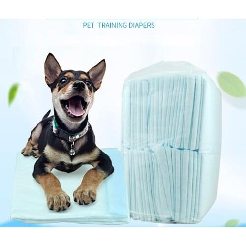 100pcs/set Pet Dog Diaper Breathable Non-woven Fabric Disposable Dog Water Absorbent Diaper Pet Training Diapers