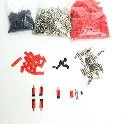 500sets /bag Dental Laboratory Use Double Twin Pin with Plastic Easily used with Pindex Machine