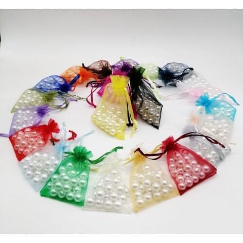 500pcs Organza Bags 10x15 Small Organza Gift Bags For Jewelry Packaging Display Christmas Wedding Jewelry Storage Drawstring Bag