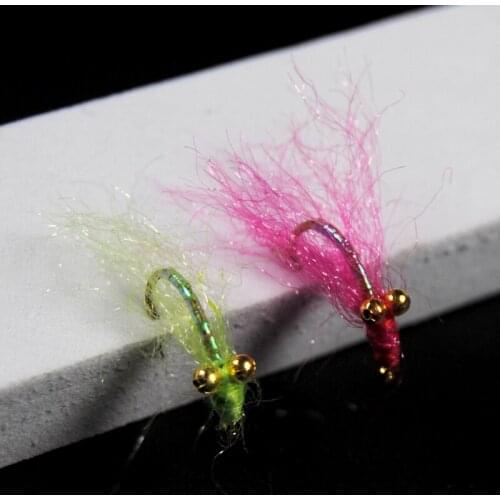 8pcs Sinking Fly fishing Flies # 10 gold hooks Panfish Crappie Bluegill Trout
