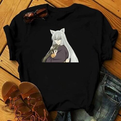 Japanese Anime Tomoe and nanami Graphic Tshirt Men Women kawaii Tees Hot Summer Casual tee shirt 2021 New Manga Printing tshirt