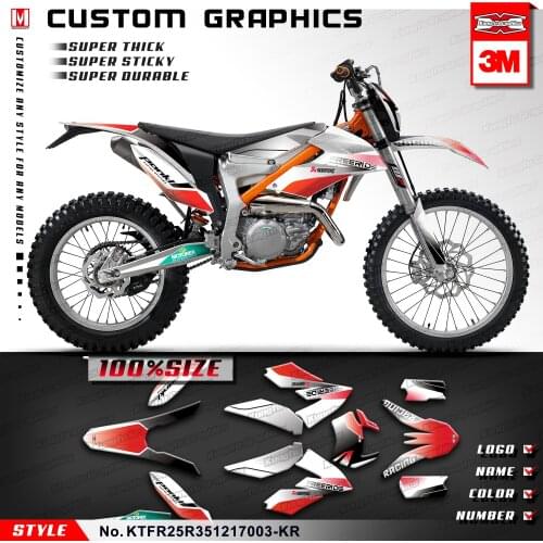KUNGFU GRAPHICS Waterproof Stickers Complete Vinyl Wraps Kit Fit Freeride 250 350 2012 2013 2014 2015 2016 2017