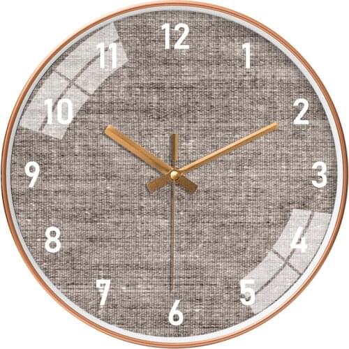 Nordic Minimalist Wall Clock Creative Vintage Mechanism Silent Living Room Quartz Wall Clock Duvar Saati Home Decor DL60WC