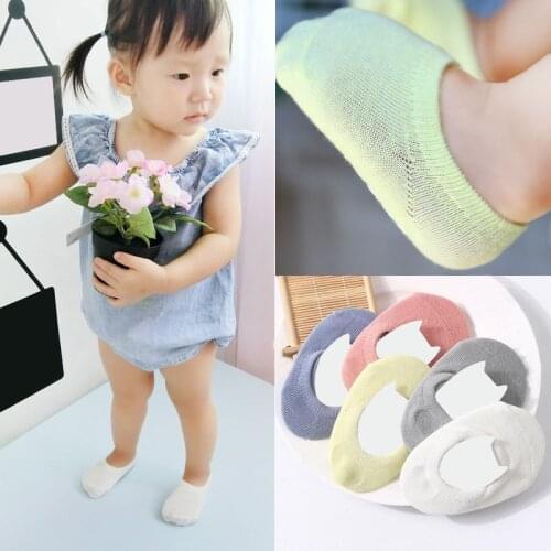 New cotton childrens socks toddler floor socks baby cotton childrens boat-shaped foot socks