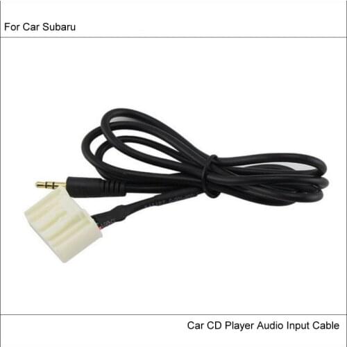 Original Plugs To AUX Adapter 3.5mm Connector For Subaru BRZ OutBack Legacy Impreza Car Audio Media Cable Data Wire