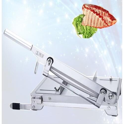 Commercial Bone Saw pig ribs guillotine cutting machines cut pork chop bone machine manually cut ribs bone cutting machine