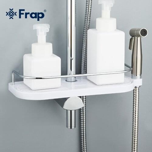 Frap new plastic Bathroom shower faucet accessories Shelves for shower faucet bath Supplies hardware accessories F339