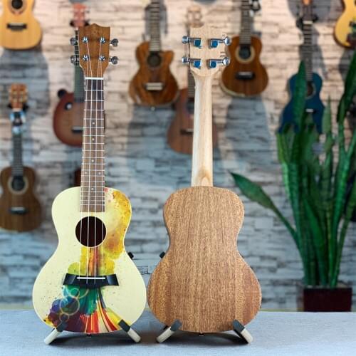 Ukulele 23 Inches Spruce 4 Strings Concert Mini Guitar Rosewood Fingerboard Suitable for Beginners & Children Practice