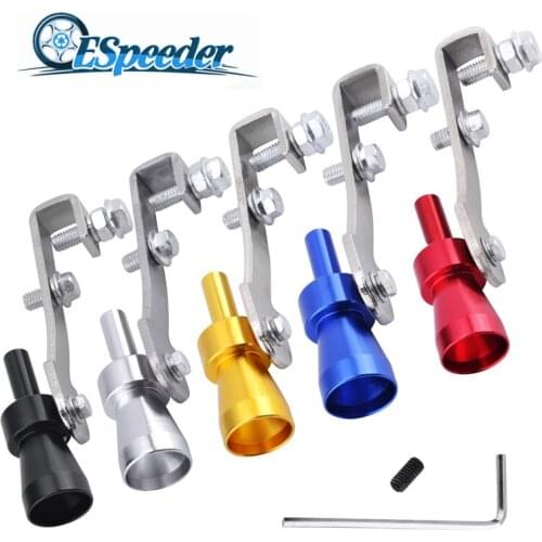 ESPEEDER Universal Car Size S Whistle Fake Turbo Sound Exhaust Tip Muffler Pipe Blow Off Vale BOV Free shipping