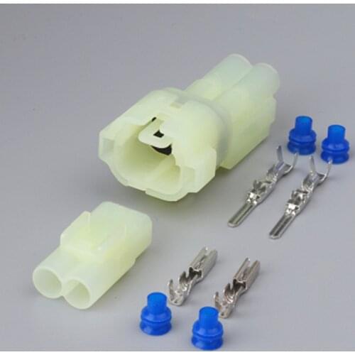 10sets/lot Sumitomo 2 Pin/Way HM090 Waterproof Male And Female Auto Connector Plug 6180-2451 6187-2801
