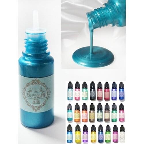 24 Pcs/set Crystal Epoxy Pigment UV Resin Dye DIY Jewelry Art Crafts Colorant