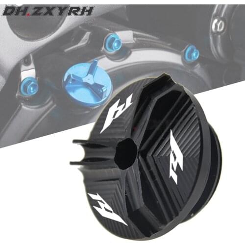 Motorcycle CNC Aluminum Oil Filler Cap Plug cover For Yamaha R1 YZF-R1 1998-2015 2012 2013 2014 2016 2017