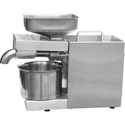 Automatic Household Business Stainless Squeezing Machine Oil Press Sesame Olive Almond Extraction Equipment For Business ZY-22A