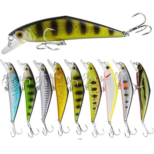 D Type 88mm 15g hot model fishing lures hard bait 9color for choose minnow quality professional minnow depth0.8-1.5m