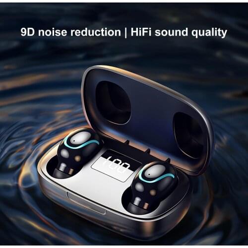 Farfi S9 TWS Bluetooth 5.0 Wireless Mini HiFi In-Ear Earphones Earbuds for iOS Android Phone accessories Wireless Earphones