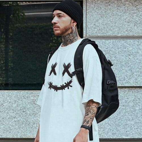 Extra XL Menswear Loose Hip Hop Short Sleeved T Shirt Mens Fashion Brand Oversize Fat Guy Plus Size Men Clothing