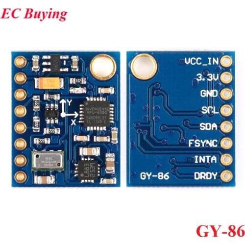 GY-86 10DOF MS5611 HMC5883L MPU6050 Module IIC IC2 MWC Flight Control Sensor Module