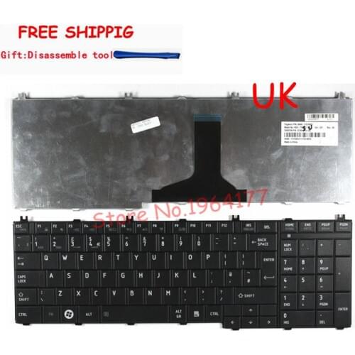 For Toshiba Satellite Pro C650 C655 C655D C660 C670 L650 L655 L670 L675 L750 L755 l755d Laptop keyboard UK (GB) English