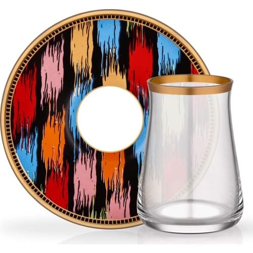 Glore Trendmuud Teacup and Saucer Set Tarabya | Asel | For 6 People