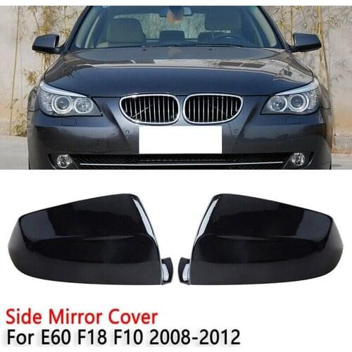 Rearview Side Mirror Cover Trim Framer for -BMW E60 F07 F11 E63 F12 F01 5Series 6Series Side RearView Mirror Caps