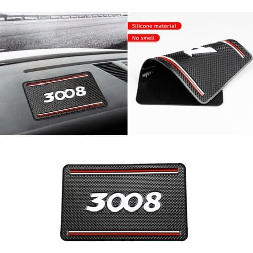 Car Anti-Slip Mat Dashboard Sticky Pad Non-slip Mat Holder For Peugeot 3008 2008 4008 5008 301 308 Car Styling