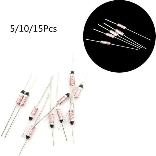 5/10/15Pcs SF214E SEFUSE Cutoffs for Thermal Fuse 216 C 216 Degree 10A 250V Celsius Circuit Cut Off Thermal Fuse Thermal Cutoffs