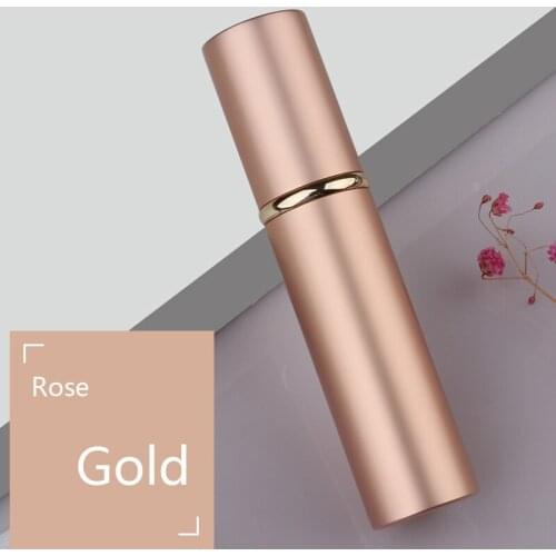 IDoris perfume vaporizers Bottled bottoms filled with perfume high-end travel portable spray small empty bottle 1pc 5ml Gold