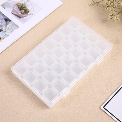7 grids plastic pill organizer jewelry bead storage box dispenser medicine container weekly pill case
