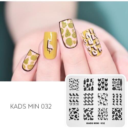 AriesLibra Nail Stamping Plate Lovely Pattern Nail Art Stamping Image Rectangle Plate DIY Stamp Template Nail Stencil Tool