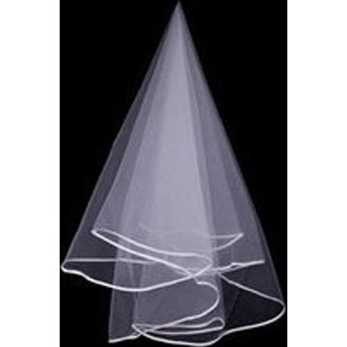 Simple and Elegent Wedding Veil Bridal Tulle Veils Short White Wedding Veils Cheap 2021 Ivory Bridal Veil