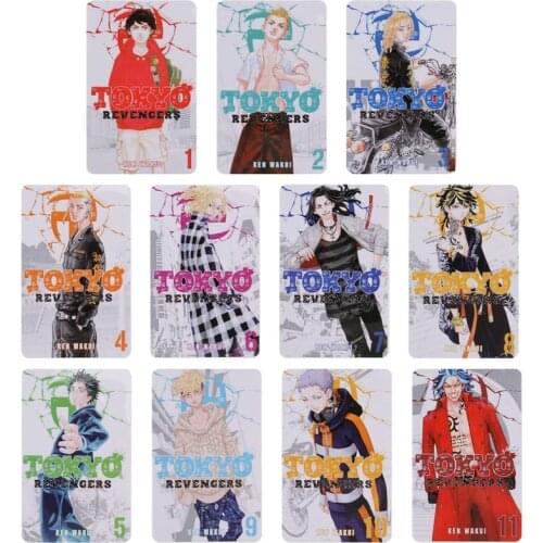Tokyo Revengers Anime Cosplay PVC Card Manjiro Ken Takemichi Hinata Atsushi Chibi Kawaii Card Pendant Fans Collection Props