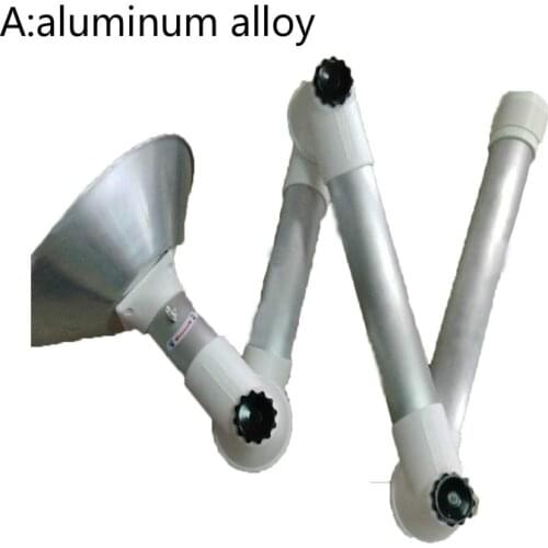 Three sections of universal suction hood