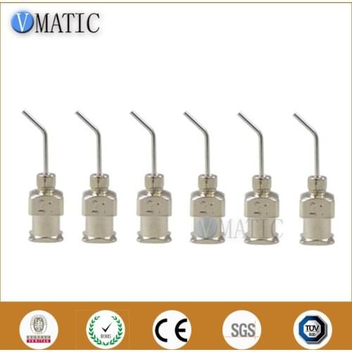 High Quality 12Pcs 1/2'' Inch 21G 45 Degree Bent Stainless Steel Dispensing Needle
